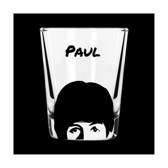 The Beatles, set of 4 Shot Glasses - Picture 2 of 5